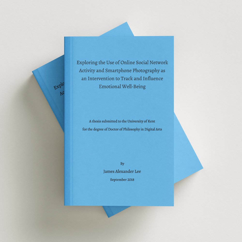 The front cover of a book with the thesis title.