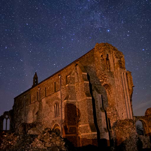 Stars over Binham Priory